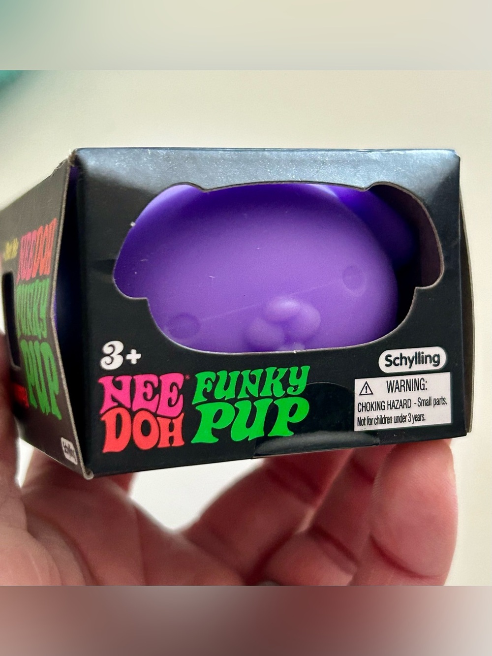 NeeDoh Funky Pup PURPLE- Viral Squishy toy NEW